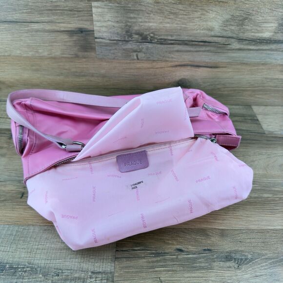Brand New with Tags PRAGUE Dusty Rose Pink Leather Bag with Crystals Sho… - Picture 5 of 12
